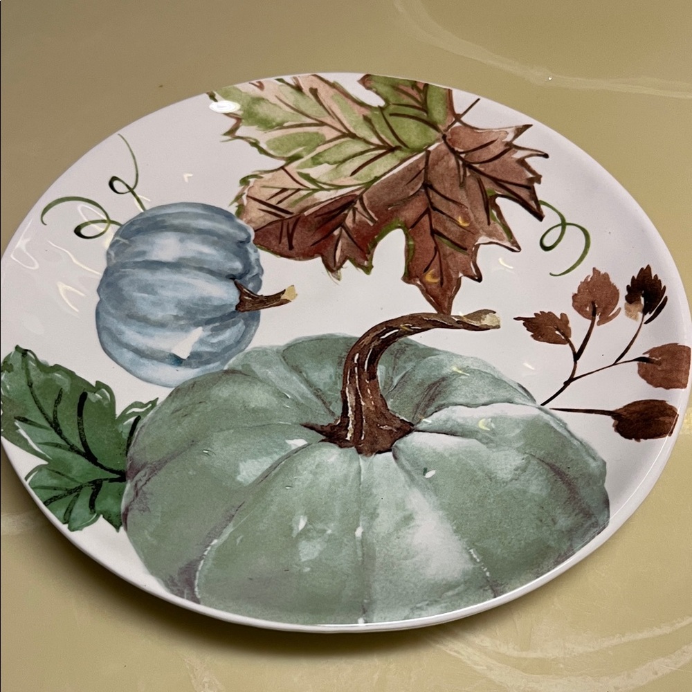 Autumn Harvest Ceramic Plate